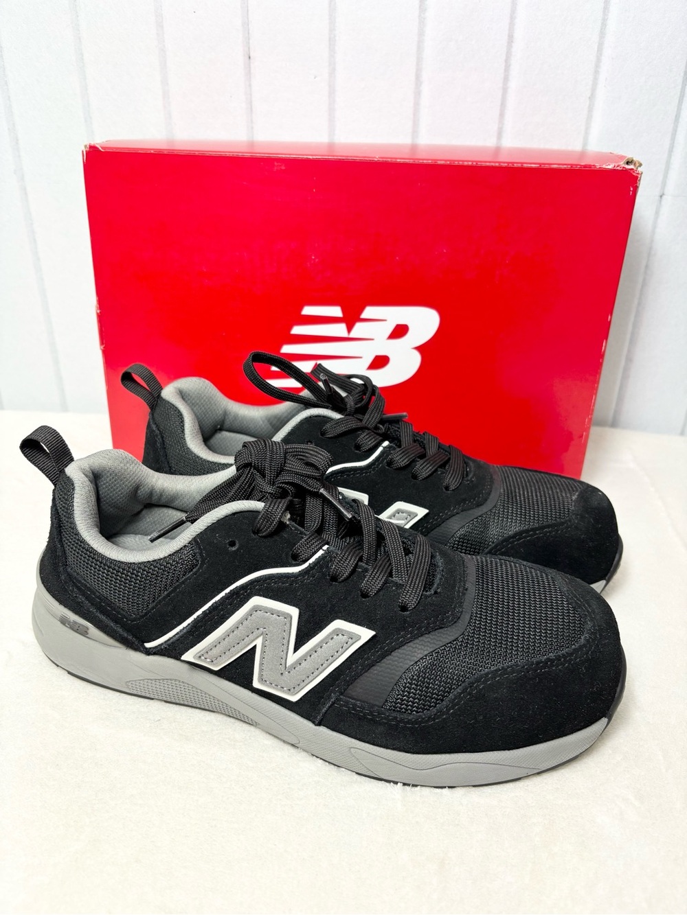 NEW BALANCE MEN'S ELITE LITE WORK‎ SHOES - COMPOSITE TOE Size 8  NEW